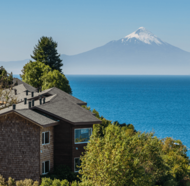 Eco cabañas y vistas del lago llanquihue en Puerto Varas.