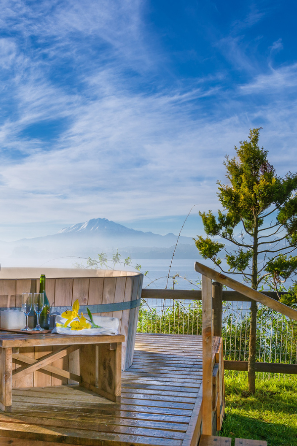 Tinaja en Hotel Cabaña del Lago